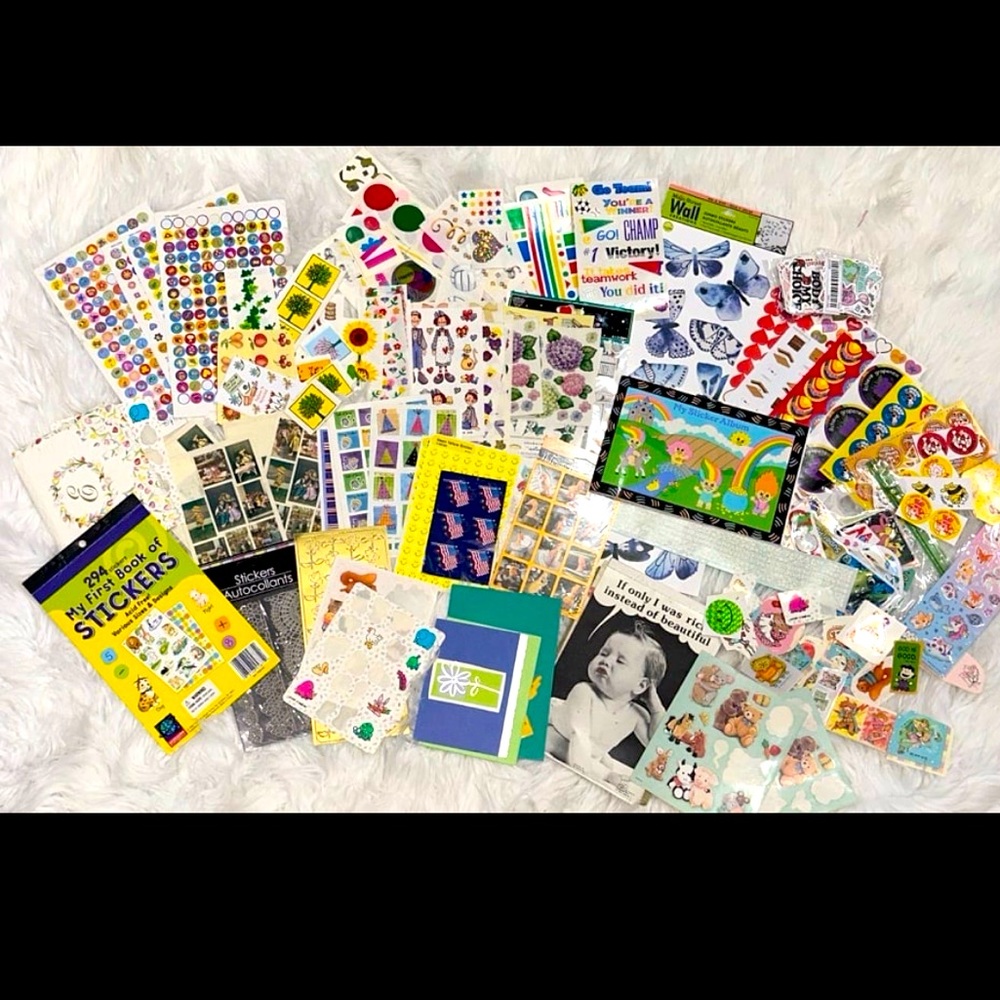 Vintage 1980’s 1990’s sticker and stationary